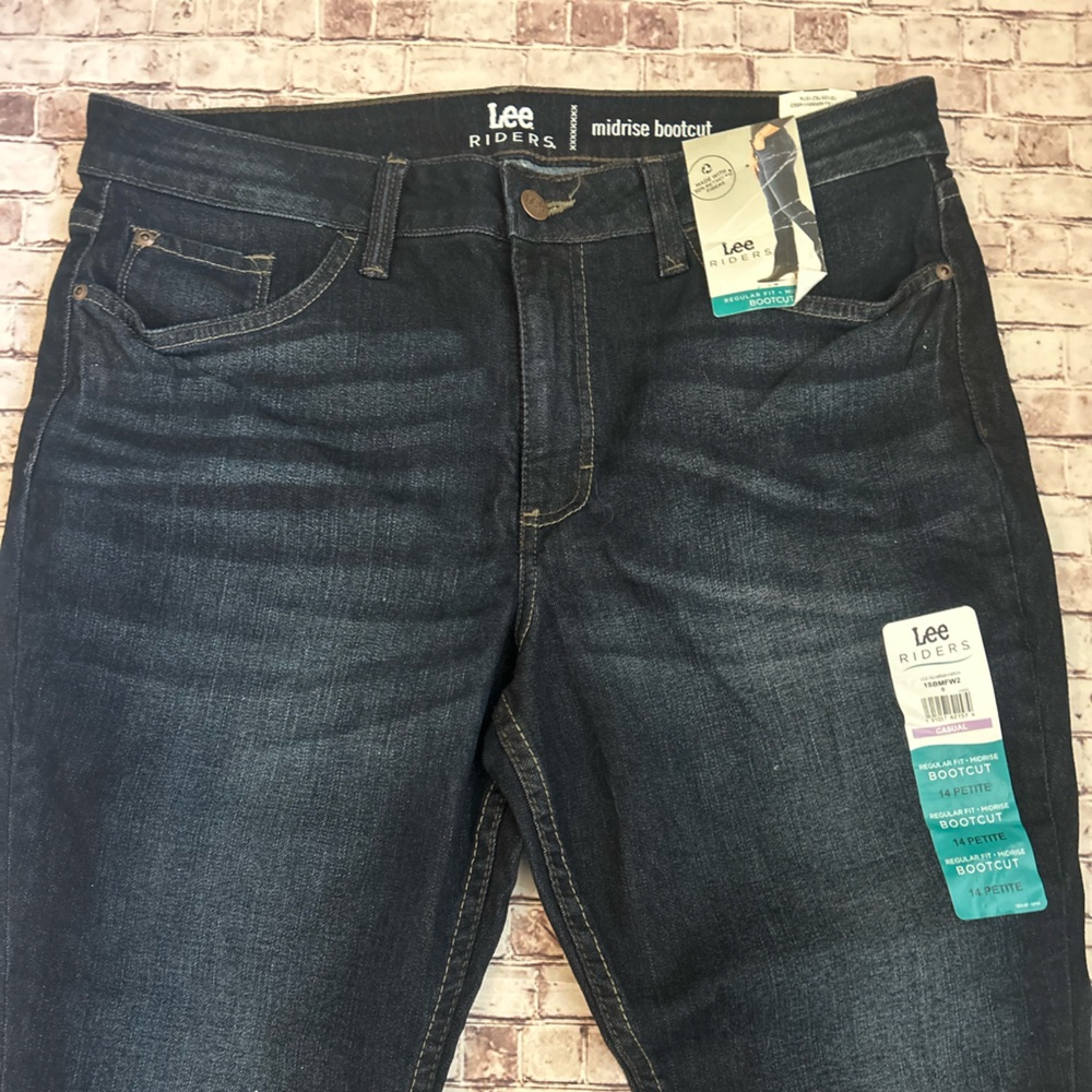 Women’s Riders by Lee Midrise Bootcut Jeans - Dark Blue